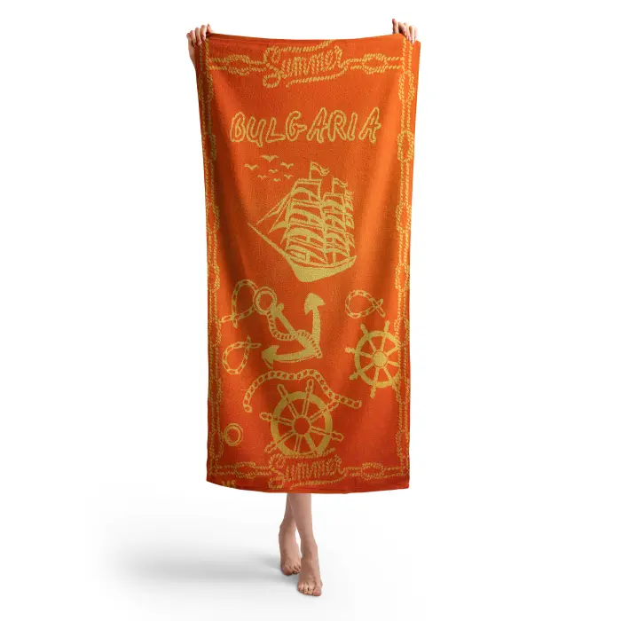 Плажна хавлия Мери-БГ 1200 - 445 - Плажна хавлия Мери-БГ 1200 - 445