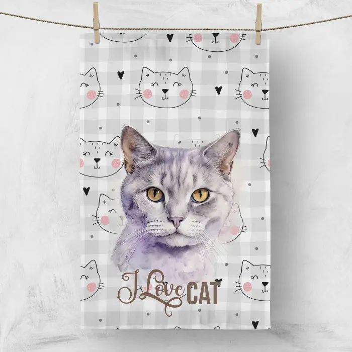 Хавлиена кърпа с домашни любимци 4011 - 724 - Хавлиена кърпа с домашни любимци 4011 - 724