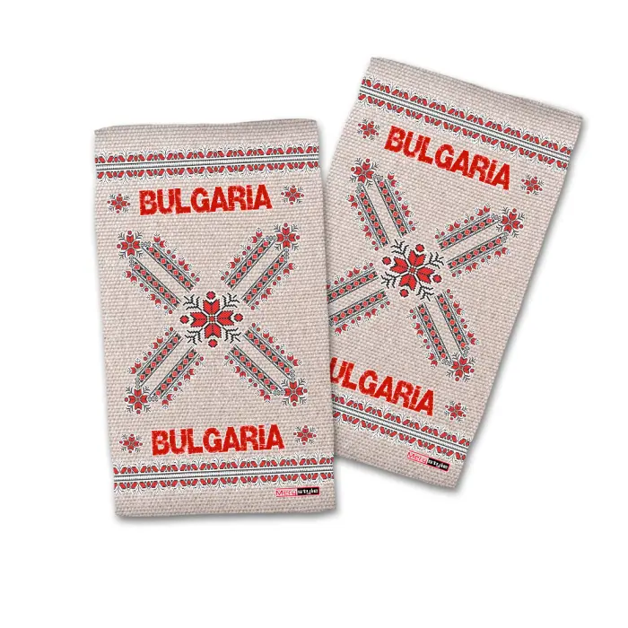 Сувенирна кърпа с Български шевици 4044 - 632 - Сувенирна кърпа с Български шевици 4044 - 632