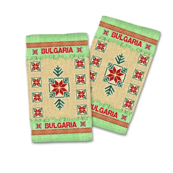 Сувенирна кърпа с Български шевици 4046 - 634 - Сувенирна кърпа с Български шевици 4046 - 634