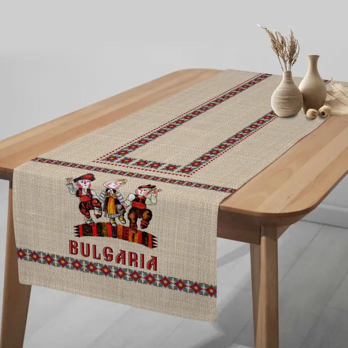 Тишлайфер за маса с български шевици 4131 - 683 - Тишлайфер за маса с български шевици 4131 - 683