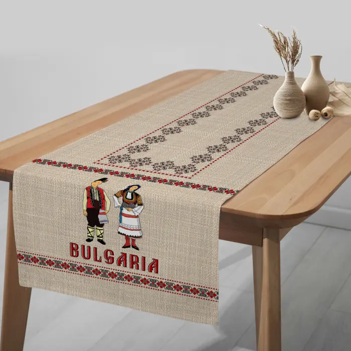 Тишлайфер за маса с български шевици 4132 - 684 - Тишлайфер за маса с български шевици 4132 - 684