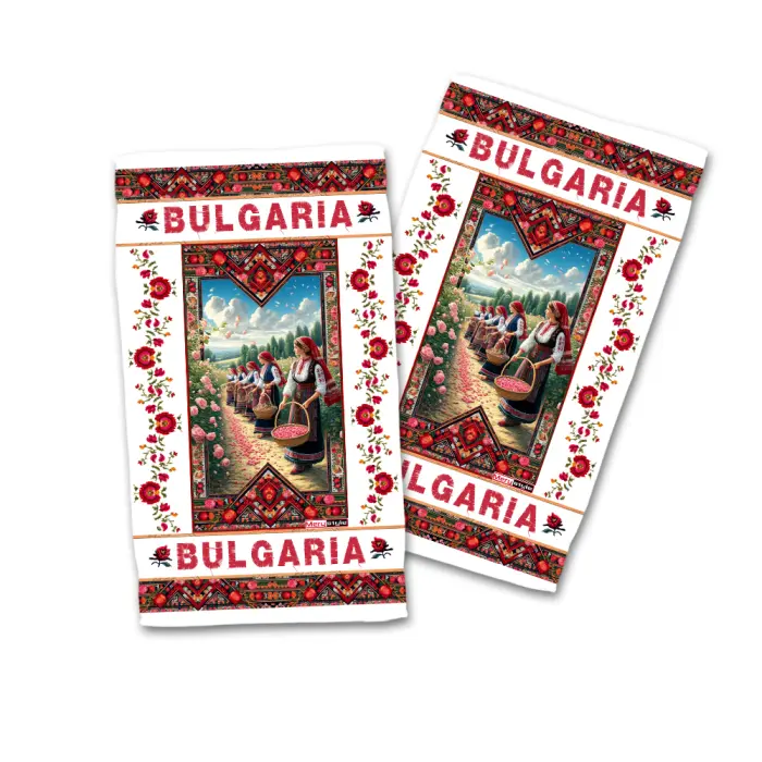 Сувенирна кърпа - Бит, традиции, обичаи. 4246 - 669 - Сувенирна кърпа - Бит, традиции, обичаи. 4246 - 669