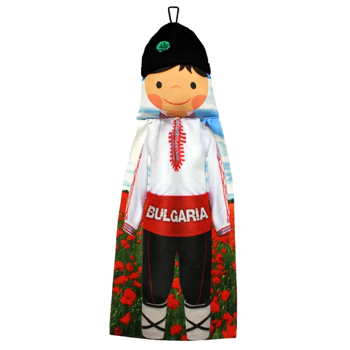 Сувенирна хавлиена кърпа тип кукла 4263 - 861 - Сувенирна хавлиена кърпа тип кукла 4263 - 861