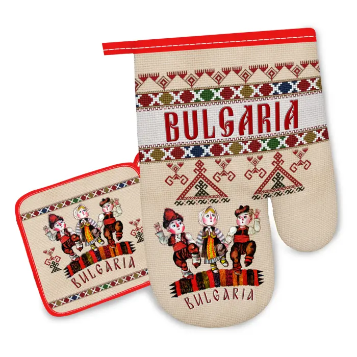 Комплект ръкохватки с български шевици 4286 - 697 - Комплект ръкохватки с български шевици 4286 - 697
