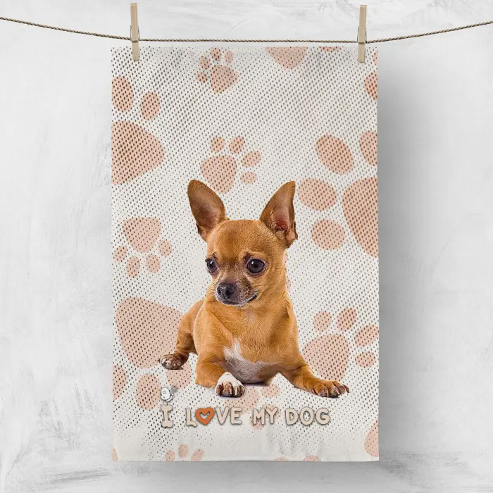 Хавлиена кърпа с домашни любимци 5210 - 3007 - Хавлиена кърпа с домашни любимци 5210 - 3007