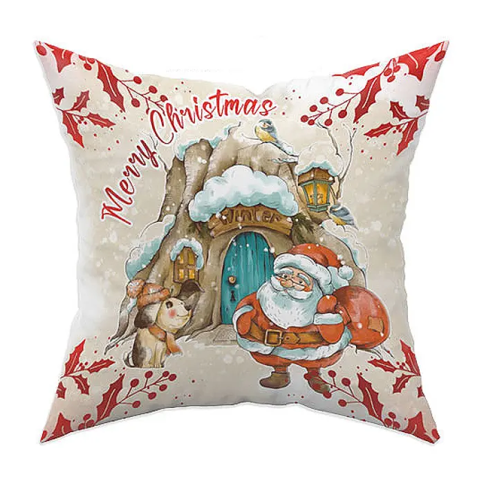 Декоративна възглавница с коледни мотиви - 2203 - 2150 - Декоративна възглавница с коледни мотиви - 2203 - 2150
