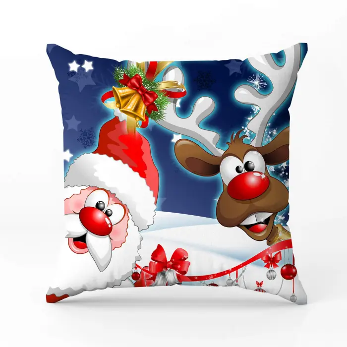 Декоративна възглавница с коледни мотиви - 2341 - 1999 - Декоративна възглавница с коледни мотиви - 2341 - 1999