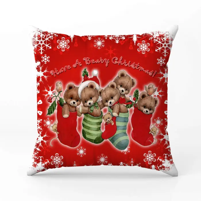 Декоративна възглавница с коледни мотиви - 2351 - 2009 - Декоративна възглавница с коледни мотиви - 2351 - 2009