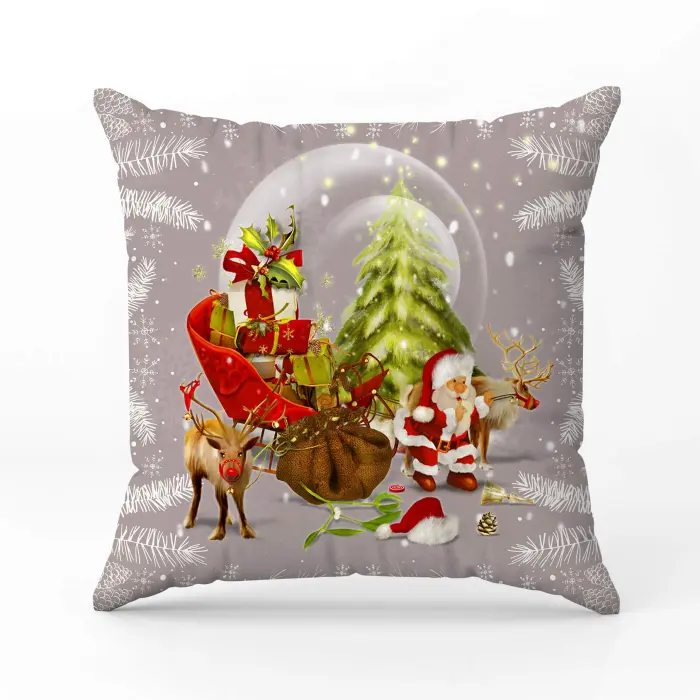 Декоративна възглавница с коледни мотиви - 2355 - 2013 - Декоративна възглавница с коледни мотиви - 2355 - 2013