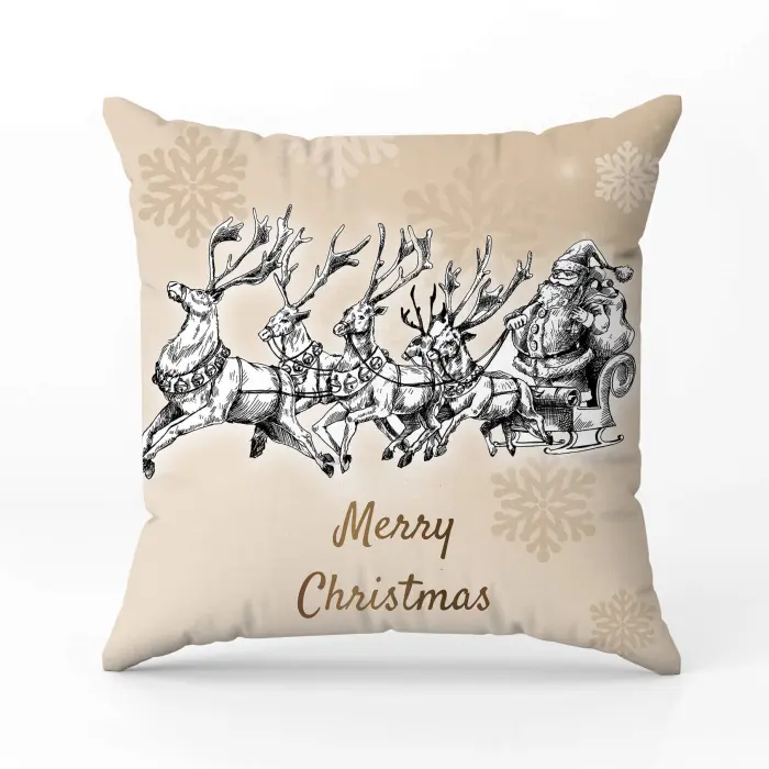 Декоративна възглавница с коледни мотиви - 2359 - 2017 - Декоративна възглавница с коледни мотиви - 2359 - 2017