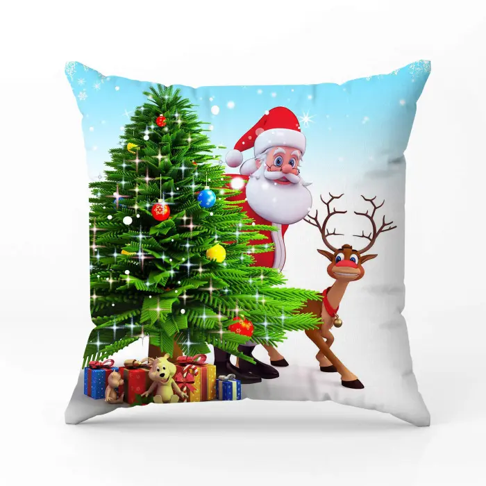 Декоративна възглавница с коледни мотиви - 2363 - 2021 - Декоративна възглавница с коледни мотиви - 2363 - 2021
