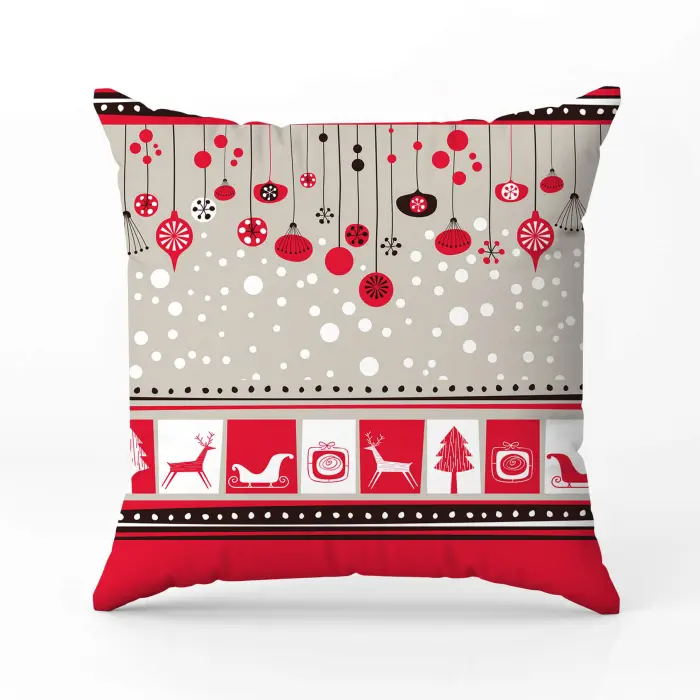 Декоративна възглавница с коледни мотиви - 2374 - 2032 - Декоративна възглавница с коледни мотиви - 2374 - 2032