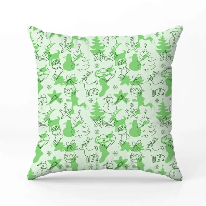 Декоративна възглавница с коледни мотиви - 2385 - 2043 - Декоративна възглавница с коледни мотиви - 2385 - 2043