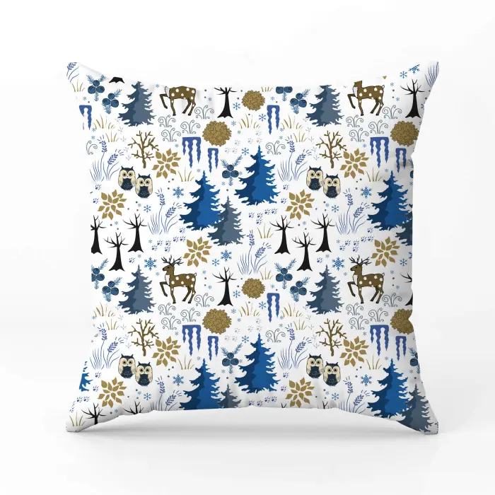 Декоративна възглавница с коледни мотиви - 2389 - 2047 - Декоративна възглавница с коледни мотиви - 2389 - 2047