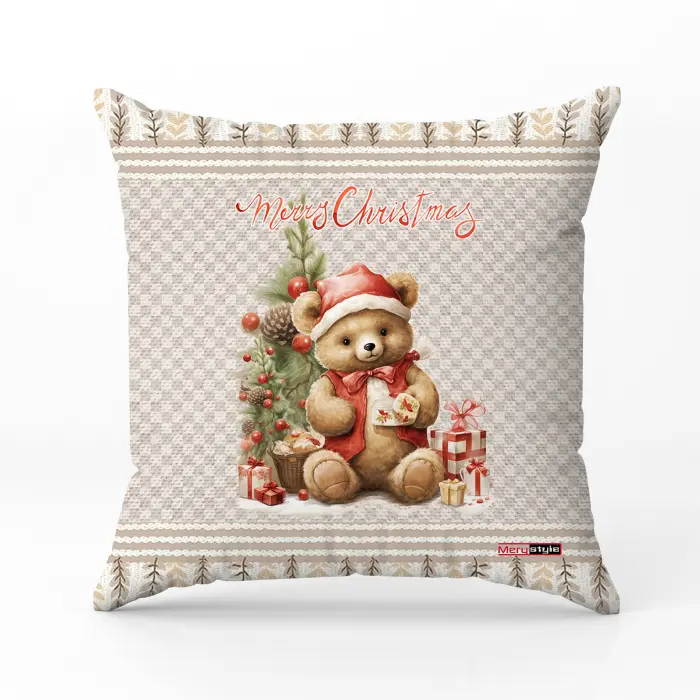 Декоративна възглавница с коледни мотиви - 5304 - 3061 - Декоративна възглавница с коледни мотиви - 5304 - 3061