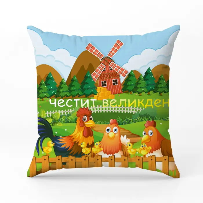 Декоративна възглавница - Великденски мотиви - 5066 - 2847 - Декоративна възглавница - Великденски мотиви - 5066 - 2847