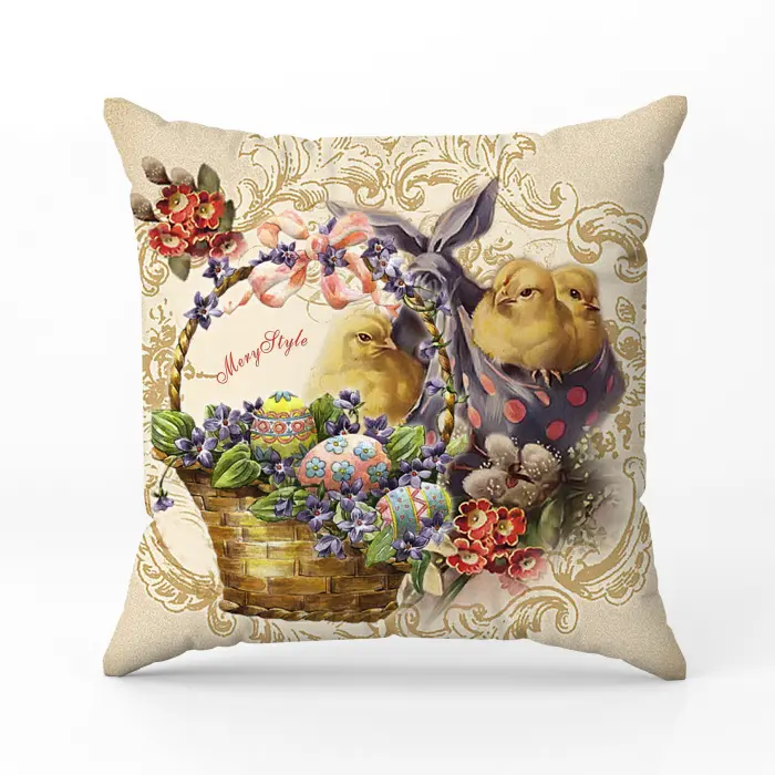 Декоративна възглавница - Великденски мотиви - 5075 - 2856 - Декоративна възглавница - Великденски мотиви - 5075 - 2856