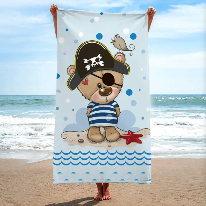 Детска хавлиена кърпа - Пират - 505 - Детска хавлиена кърпа - Пират - 505