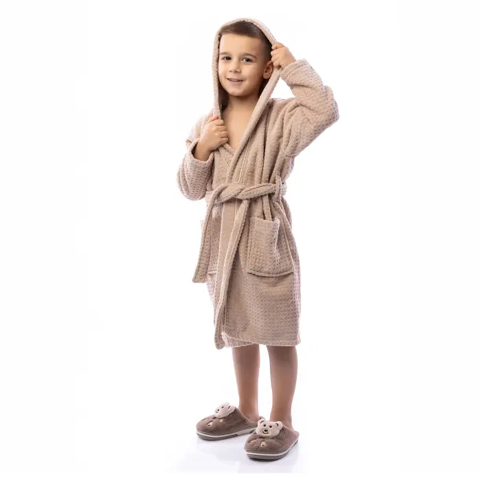Детски халат Елеганс - Капучино - 2671 - Детски халат Елеганс - Капучино - 2671
