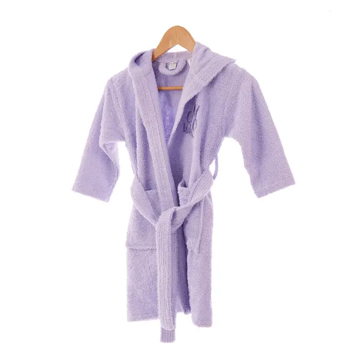 Детски халат Мери-MS лилаво - 3229 - Детски халат Мери-MS лилаво - 3229