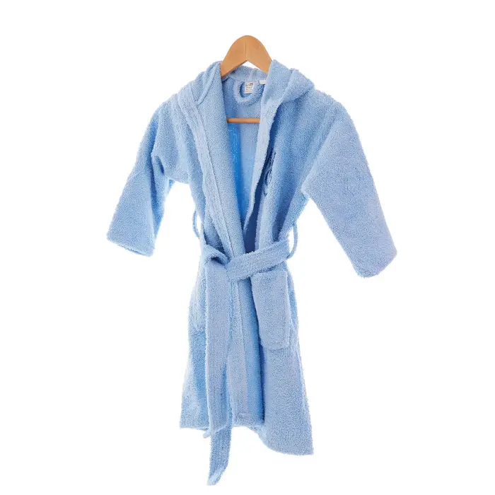 Детски халат Мери-MS светло синьо - 3237 - Детски халат Мери-MS светло синьо - 3237