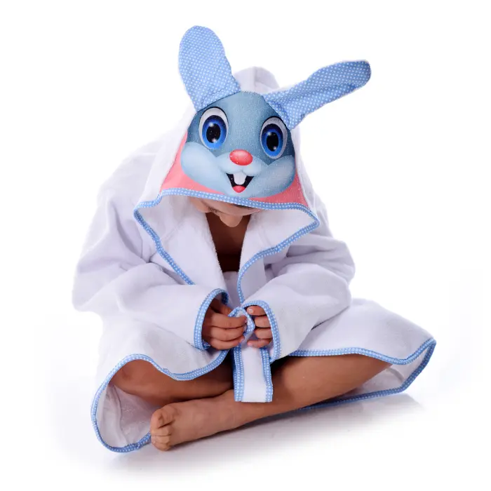 Детски халат Мери - Зайче - 1353 - Детски халат Мери - Зайче - 1353