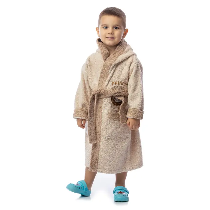 Детски халат Вивиен - Крем - 1242 - Детски халат Вивиен - Крем - 1242