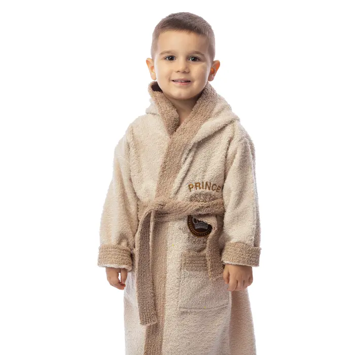 Детски халат Вивиен - Крем - 1243 - Детски халат Вивиен - Крем - 1243