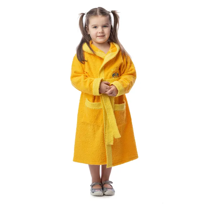 Детски халат Вивиен - Жълто - 1251 - Детски халат Вивиен - Жълто - 1251
