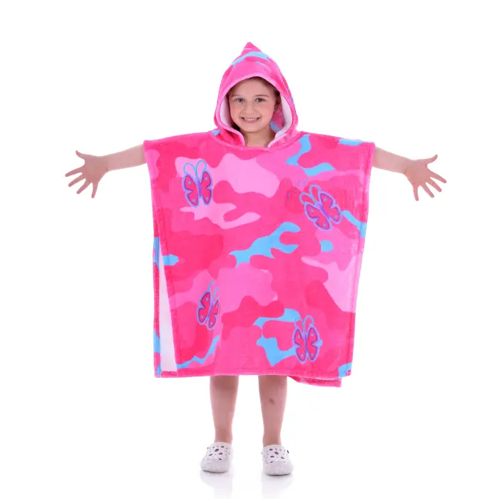 Детско пончо - Камуфлаж момиче - 1374 - Детско пончо - Камуфлаж момиче - 1374