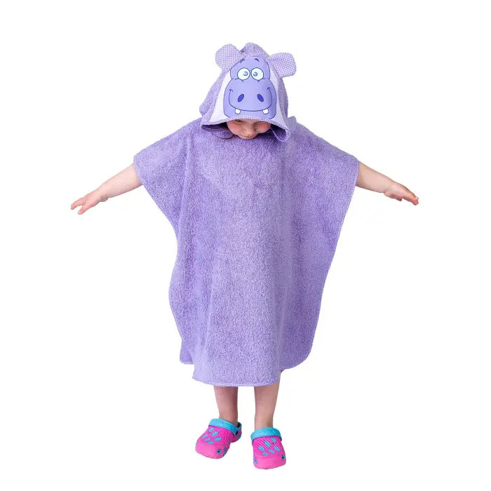 Детско пончо Мери - Хипопотам - 1290 - Детско пончо Мери - Хипопотам - 1290