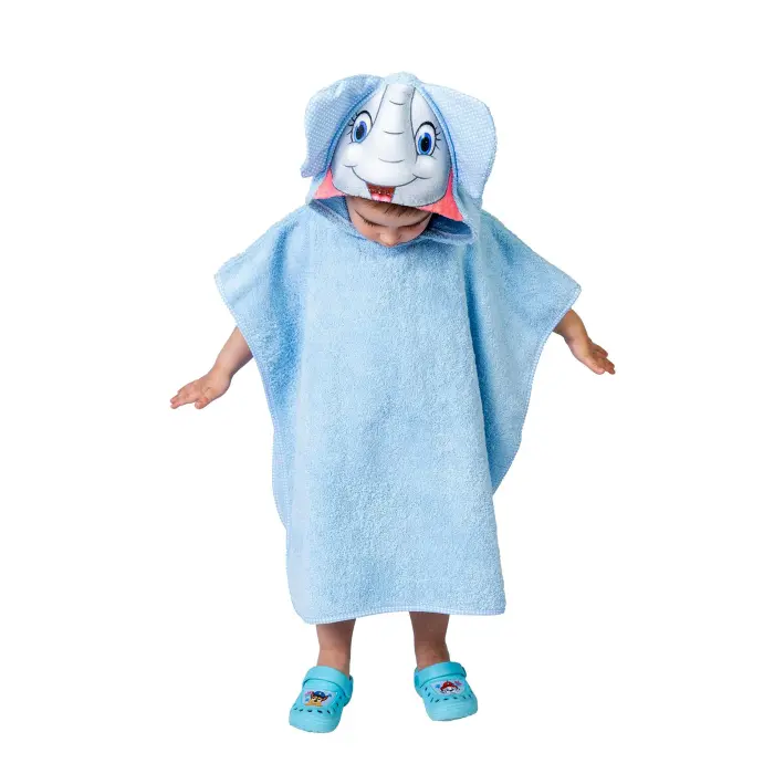 Детско пончо Мери - Слонче - 1302 - Детско пончо Мери - Слонче - 1302