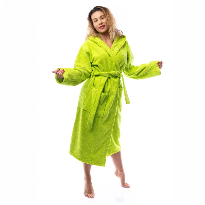 Халат Едноцветен Лукс - Бенетон - дамски - 2589 - Халат Едноцветен Лукс - Бенетон - дамски - 2589