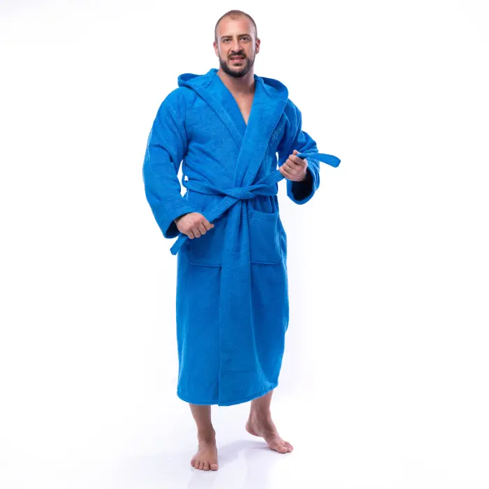 Халат Едноцветен Лукс - Парламент - мъжки - 1618 - Халат Едноцветен Лукс - Парламент - мъжки - 1618