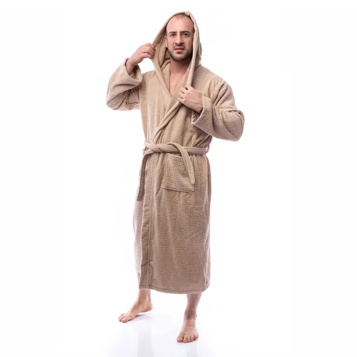 Халат Елеганс - Капучино - мъжки - 2663 - Халат Елеганс - Капучино - мъжки - 2663