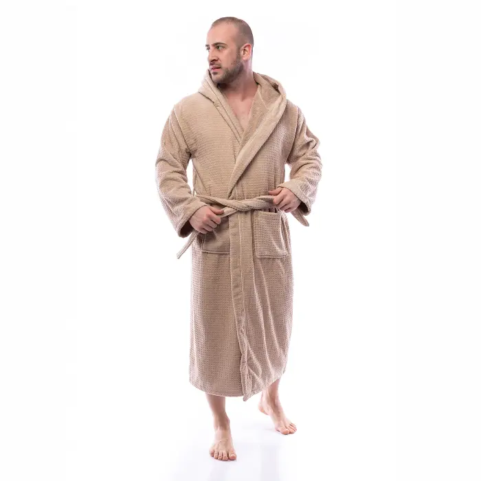 Халат Елеганс - Капучино - мъжки - 2665 - Халат Елеганс - Капучино - мъжки - 2665