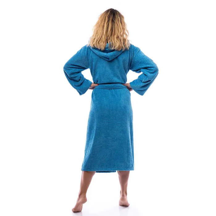 Халат Елеганс - Морско синьо - дамски - 2642 - Халат Елеганс - Морско синьо - дамски - 2642