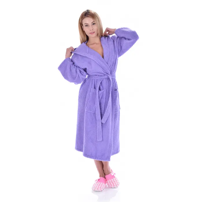 Халат Маер - Лилав - дамски - 1210 - Халат Маер - Лилав - дамски - 1210