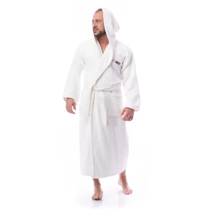 Халат Микропамук - крем - мъжки - 205 - Халат Микропамук - крем - мъжки - 205