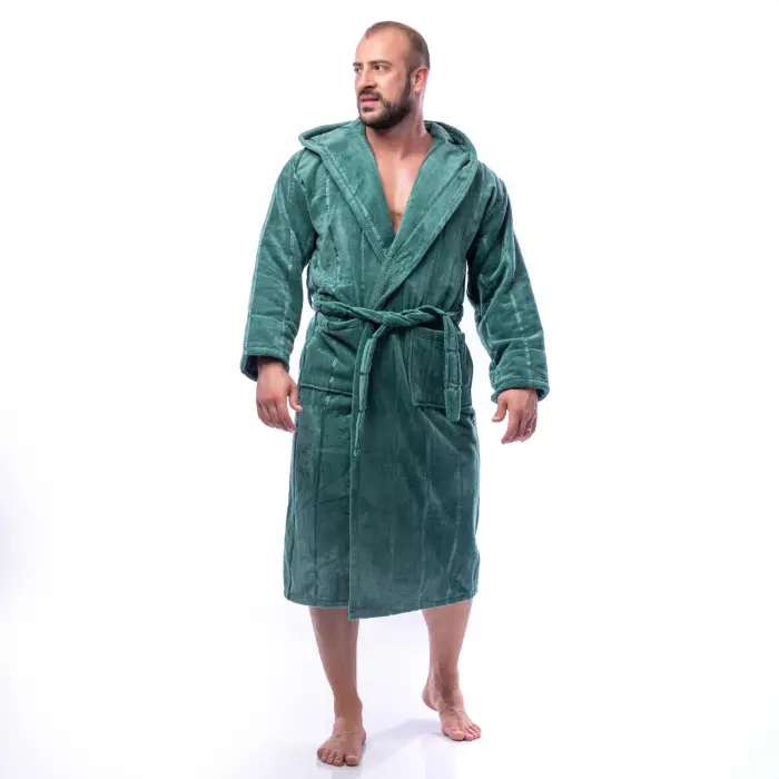 Халат нишка - Петрол - мъжки - 1740 - Халат нишка - Петрол - мъжки - 1740