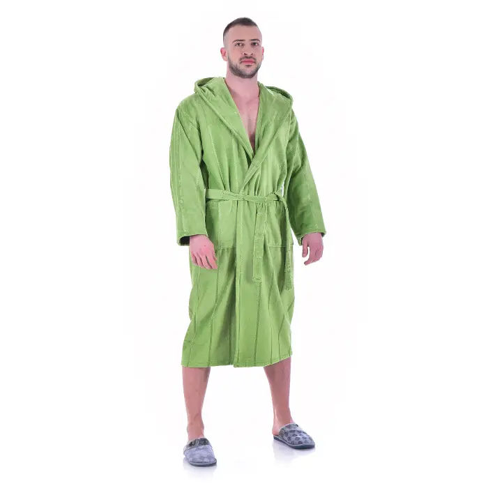 Халат нишка - Зелена ябълка - мъжки - 1830 - Халат нишка - Зелена ябълка - мъжки - 1830
