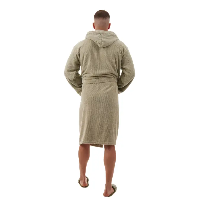 Халат Рипс - къс - Светло зелен - мъжки - 3682 - Халат Рипс - къс - Светло зелен - мъжки - 3682