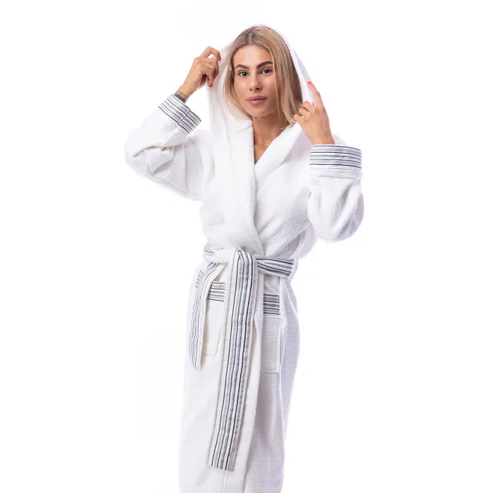 Халат Вафла Лукс - Крем - дамски - 1881 - Халат Вафла Лукс - Крем - дамски - 1881