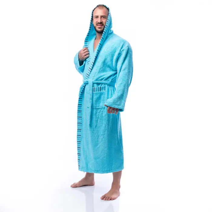 Халат Вивиен - Електрик - мъжки - 1563 - Халат Вивиен - Електрик - мъжки - 1563