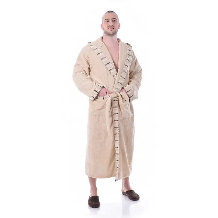 Халат Вивиен - Капучино - мъжки - 1104 - Халат Вивиен - Капучино - мъжки - 1104