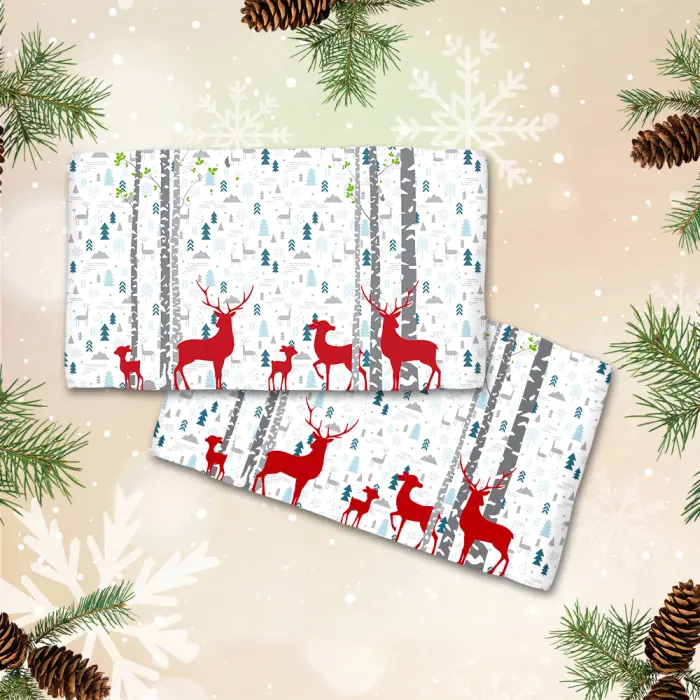 Хавлиена кърпа с коледни мотиви - 3047 - 2082 - Хавлиена кърпа с коледни мотиви - 3047 - 2082