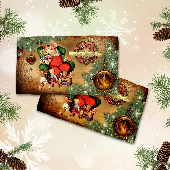 Хавлиена кърпа с коледни мотиви - 3052 - 2087 - Хавлиена кърпа с коледни мотиви - 3052 - 2087