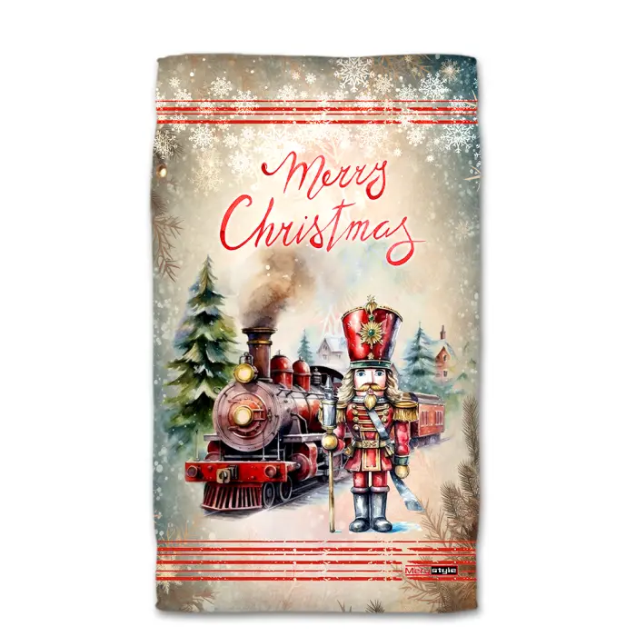 Хавлиена кърпа с коледни мотиви - 4427 - 2228 - Хавлиена кърпа с коледни мотиви - 4427 - 2228