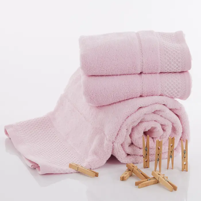Хавлия за баня Микропамук - Розово - 3338 - Хавлия за баня Микропамук - Розово - 3338